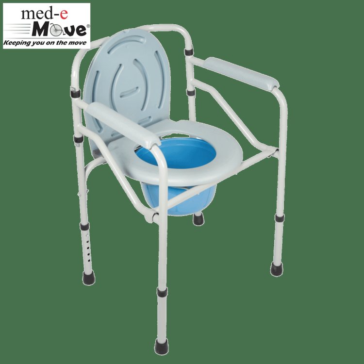 Commode chair-coated