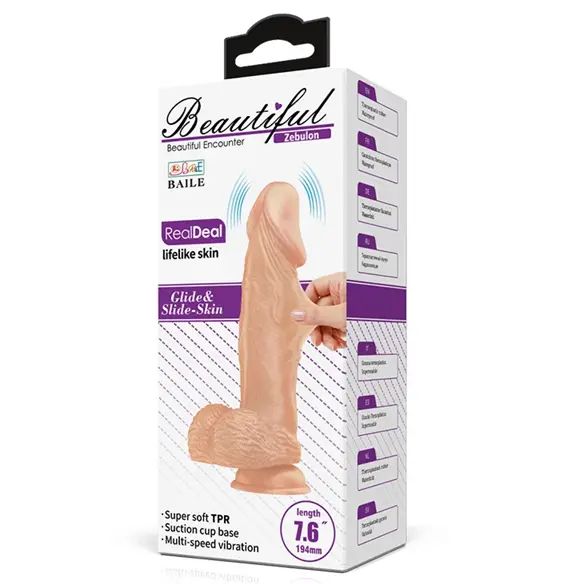 Zebulon Dildo Realistic Suction Cup Pleasure Toy