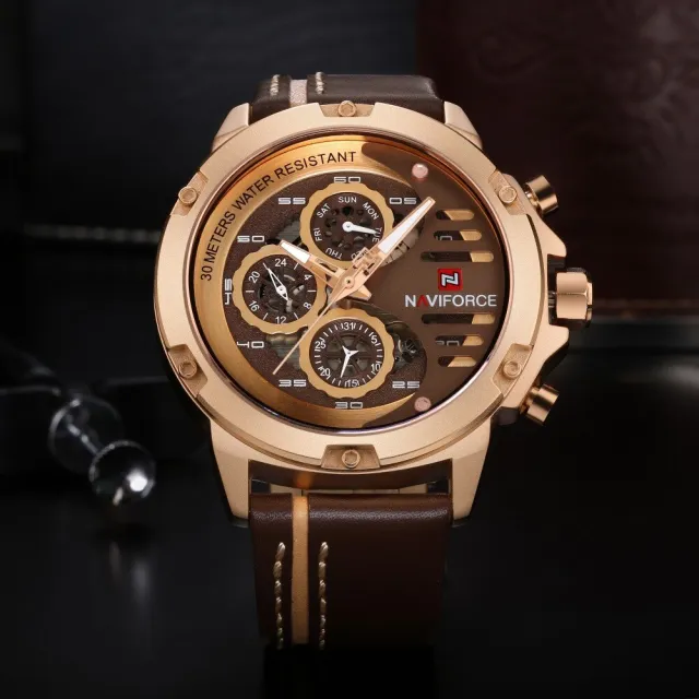 NAVIFORCE Nf9110 Luxury Chronograph Analog Watch For Men 
