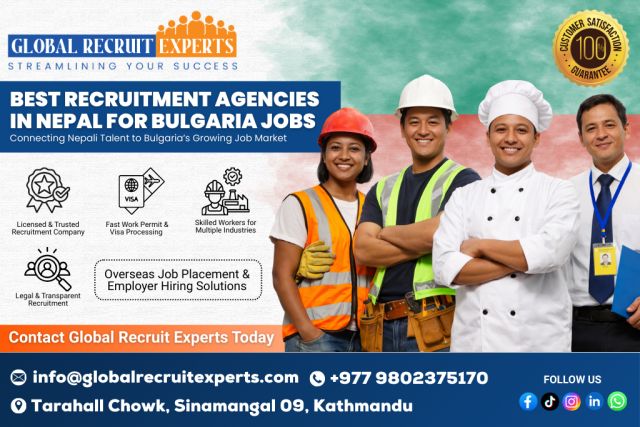 Bulgaria Recruitment Agency in Nepal | Skilled Manpower