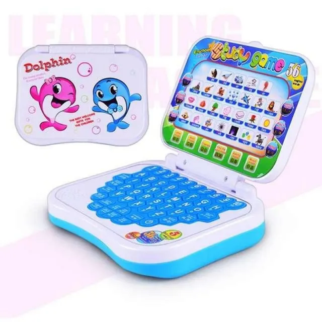 Educational Laptop For Kids Abc And 123 Learning (Color Mix)