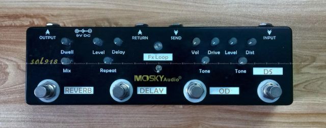 Mosky Audio 5 in 1 Multi Effects Guitar Pedal