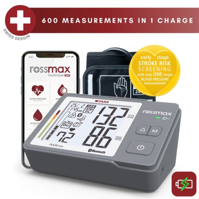 Rossmax Z5 5 Years Warranty Rechargeable Digital Bp Machine