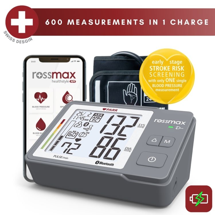 Rossmax Z5 5 Years Warranty Rechargeable Digital Bp Machine