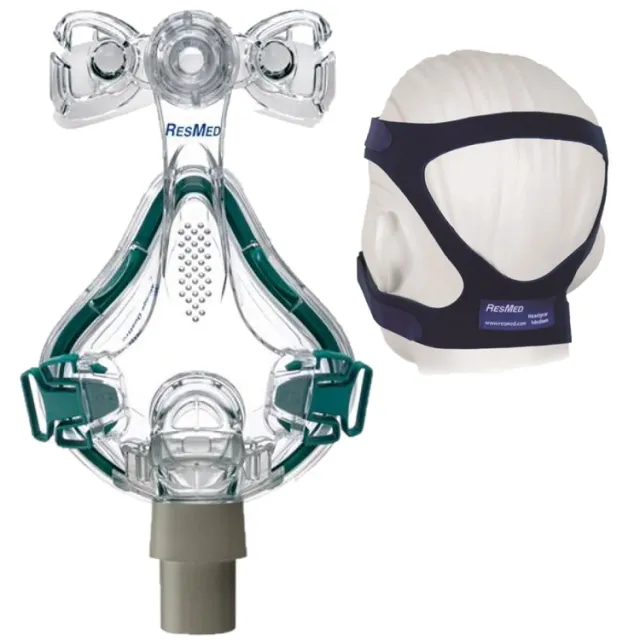ResMed Mirage Quattro Full Face CPAP/BiPAP Mask & Headgear