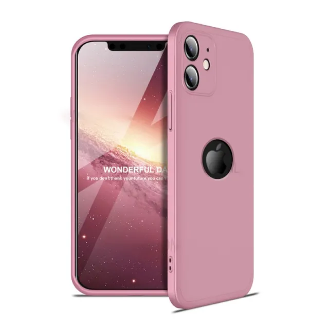 iPhone 12 Original GKK 360Â° Mobile Cover Pink