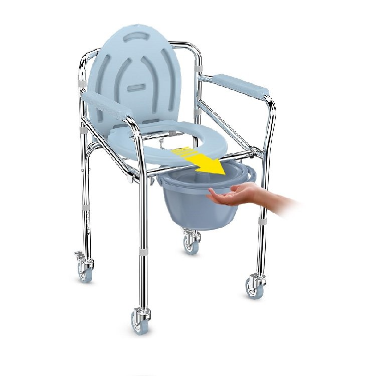 Imported 3-in-1 Commode Chairs with Wheels