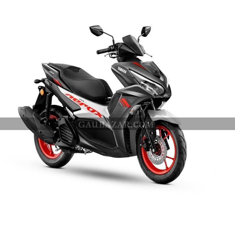 Yamaha Aerox 155 BS6 Gray Vermillion