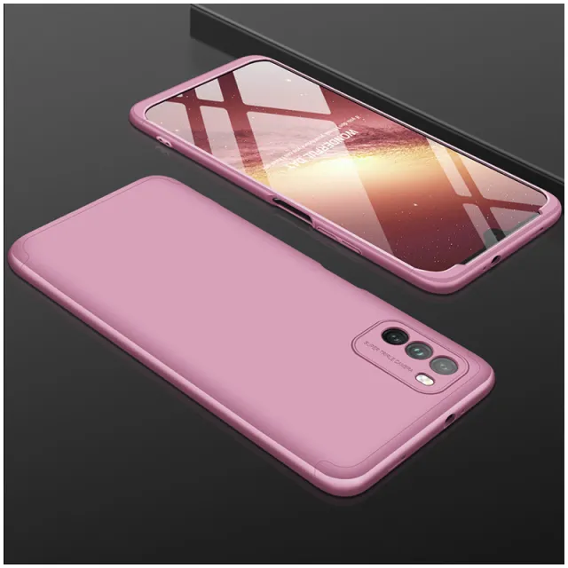 Mi Note 9 Power & Note 9T Original GKK 360Â° Mobile Cover Pink