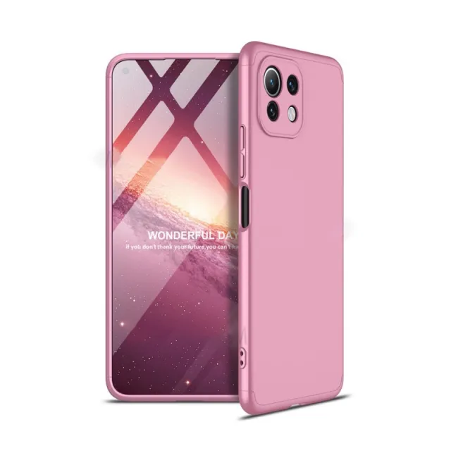 Mi 11 Lite Original GKK 360Â° Mobile Cover Pink