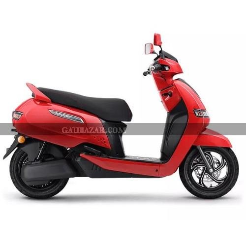 TVS iQube ST Electric Scooter Red