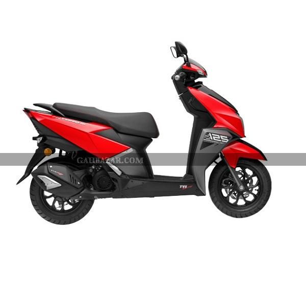 TVS Ntorq Disc Mettalic Red