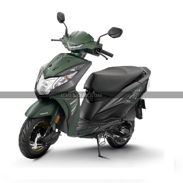 Honda Dio Matte Marshal Green Metallic